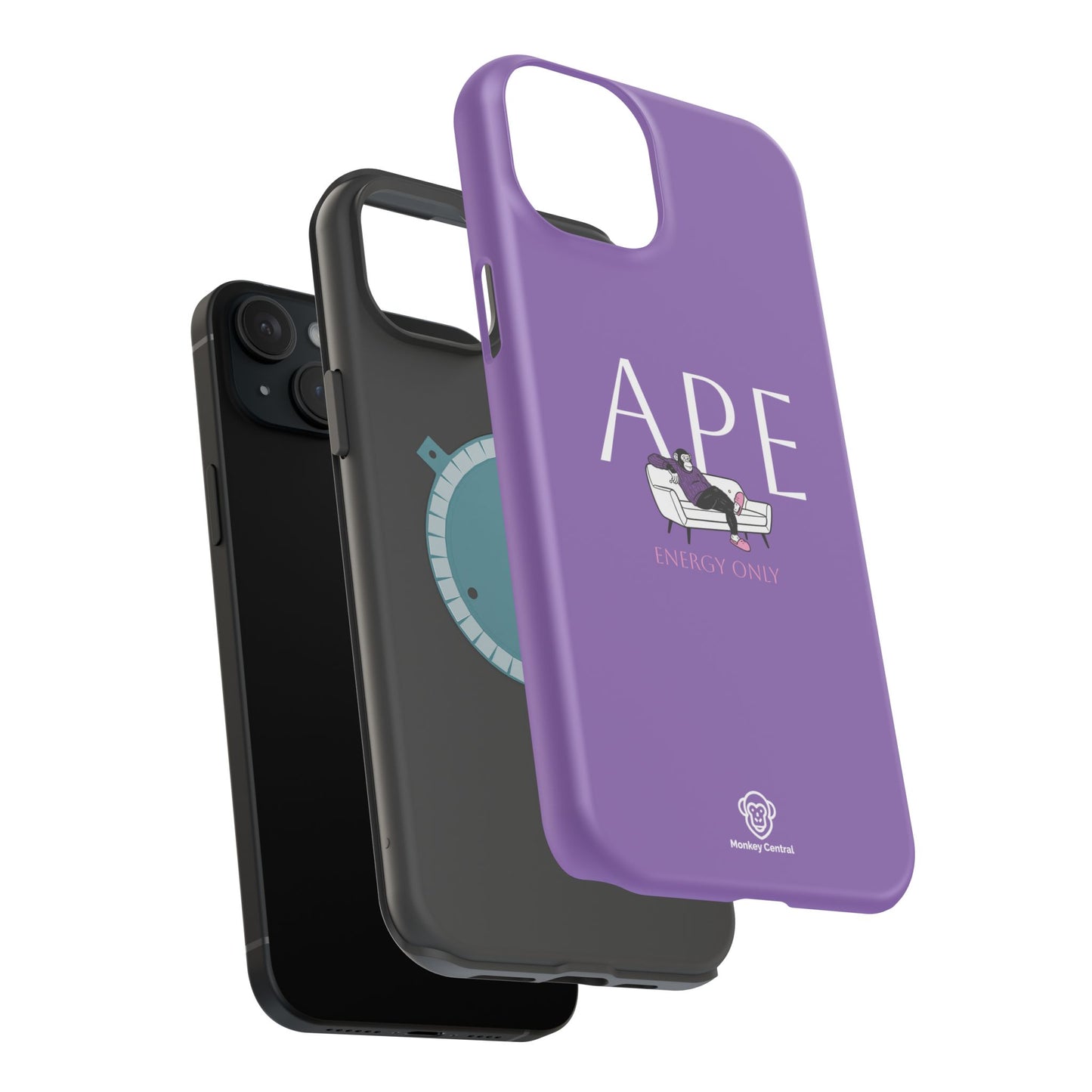 Magnetic impact-resistant phone case "APE ENERGY ONLY"