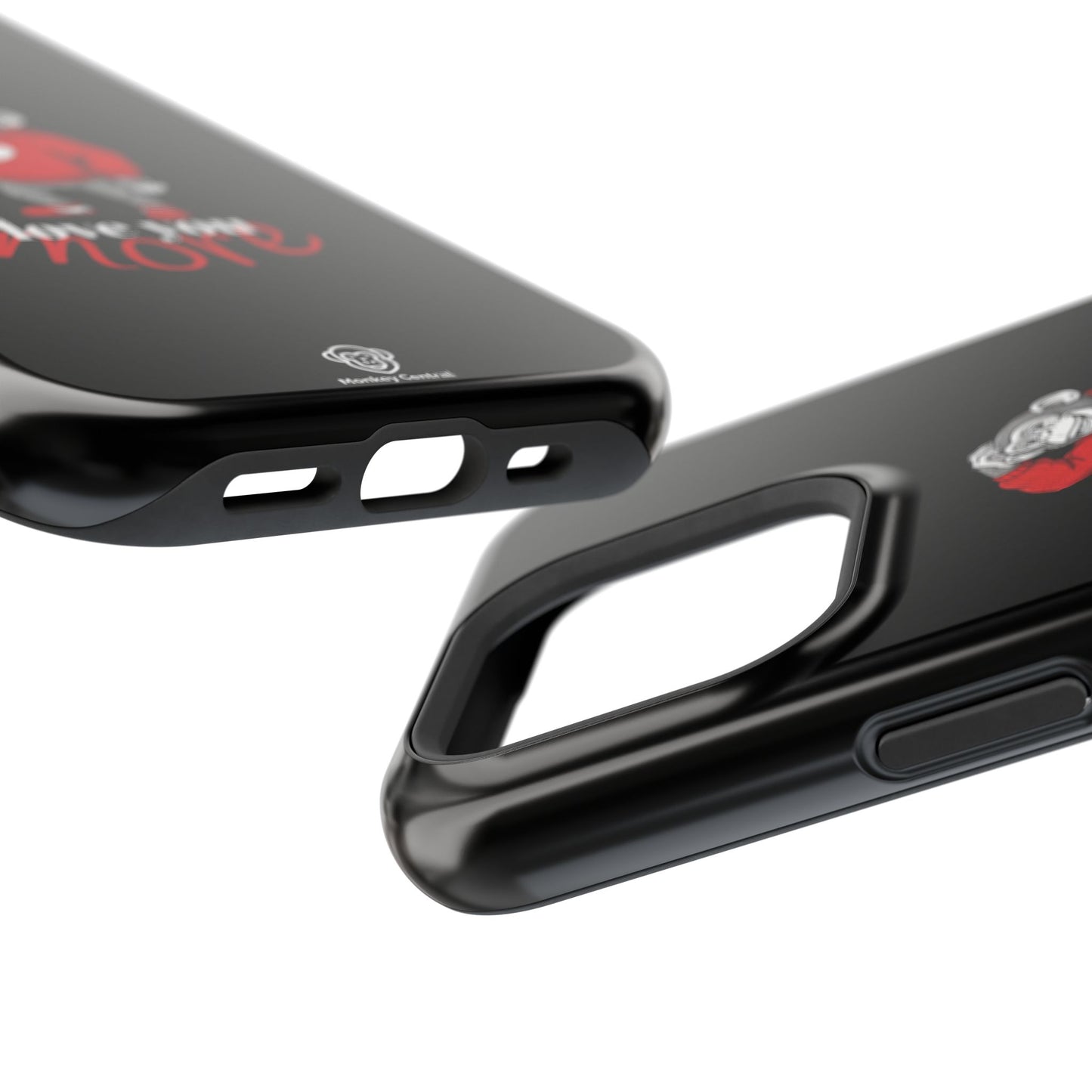 Magnetic impact-resistant phone case "LOVE YOU MORE"
