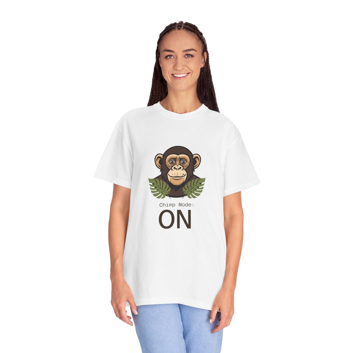 Unisex fit t-shirt "CHIMP MODE: ON"