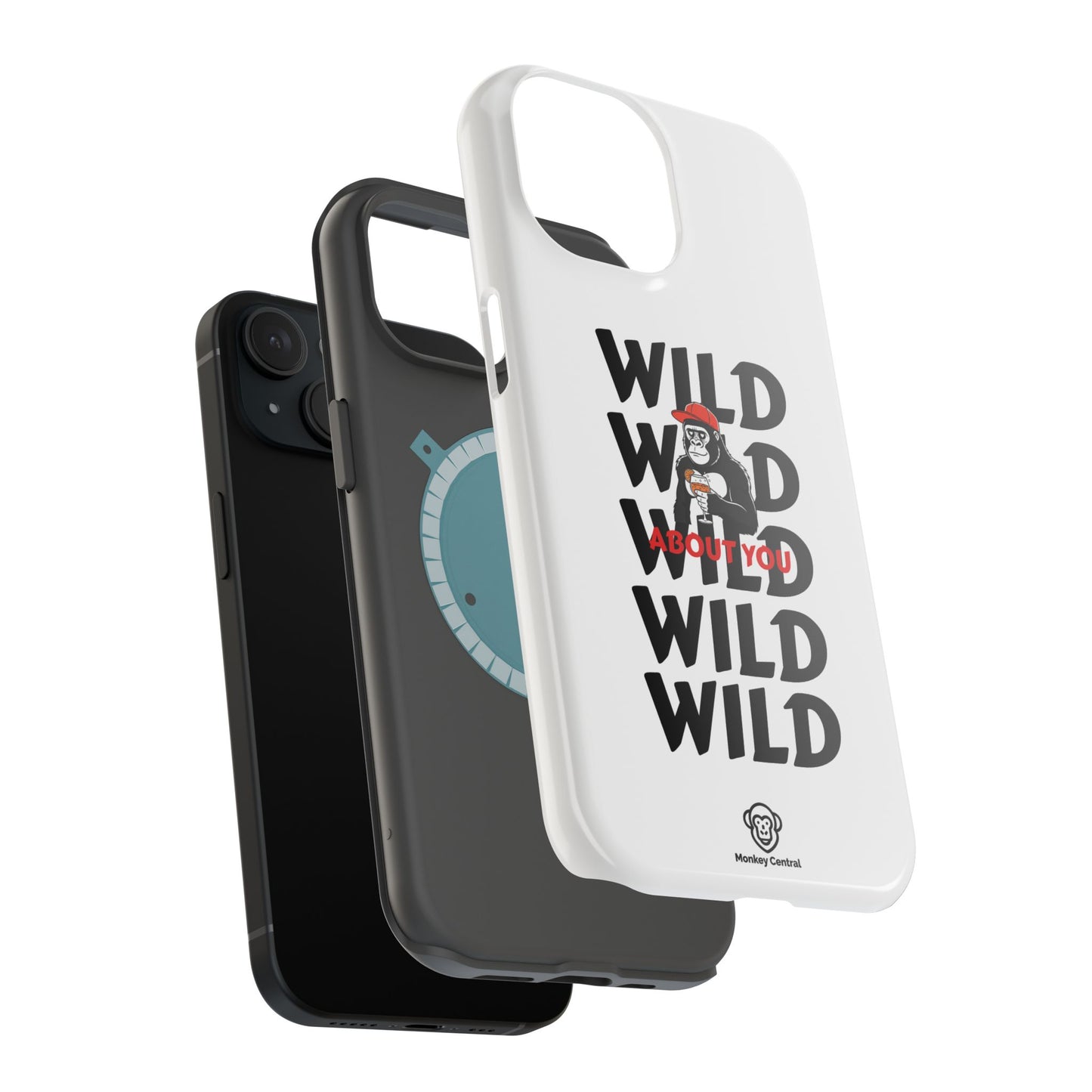 Magnetic impact-resistant phone case "WILD ABOUT YOU"