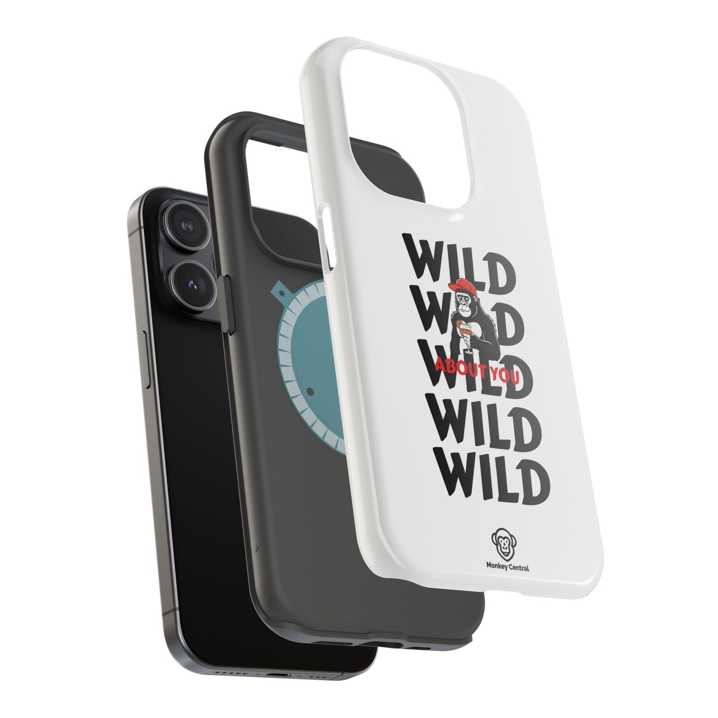 Magnetic impact-resistant phone case "WILD ABOUT YOU"
