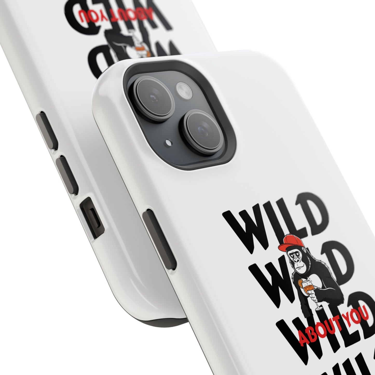 Magnetic impact-resistant phone case "WILD ABOUT YOU"