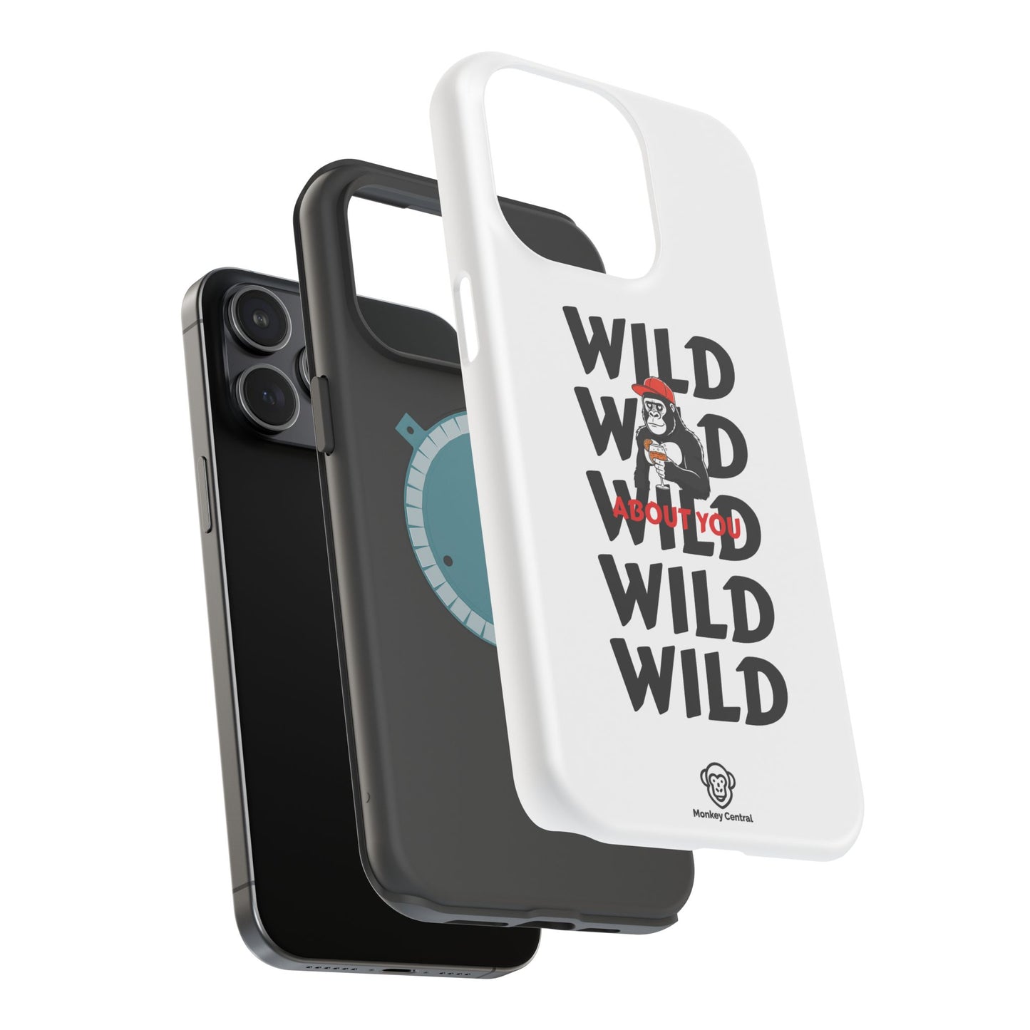Magnetic impact-resistant phone case "WILD ABOUT YOU"