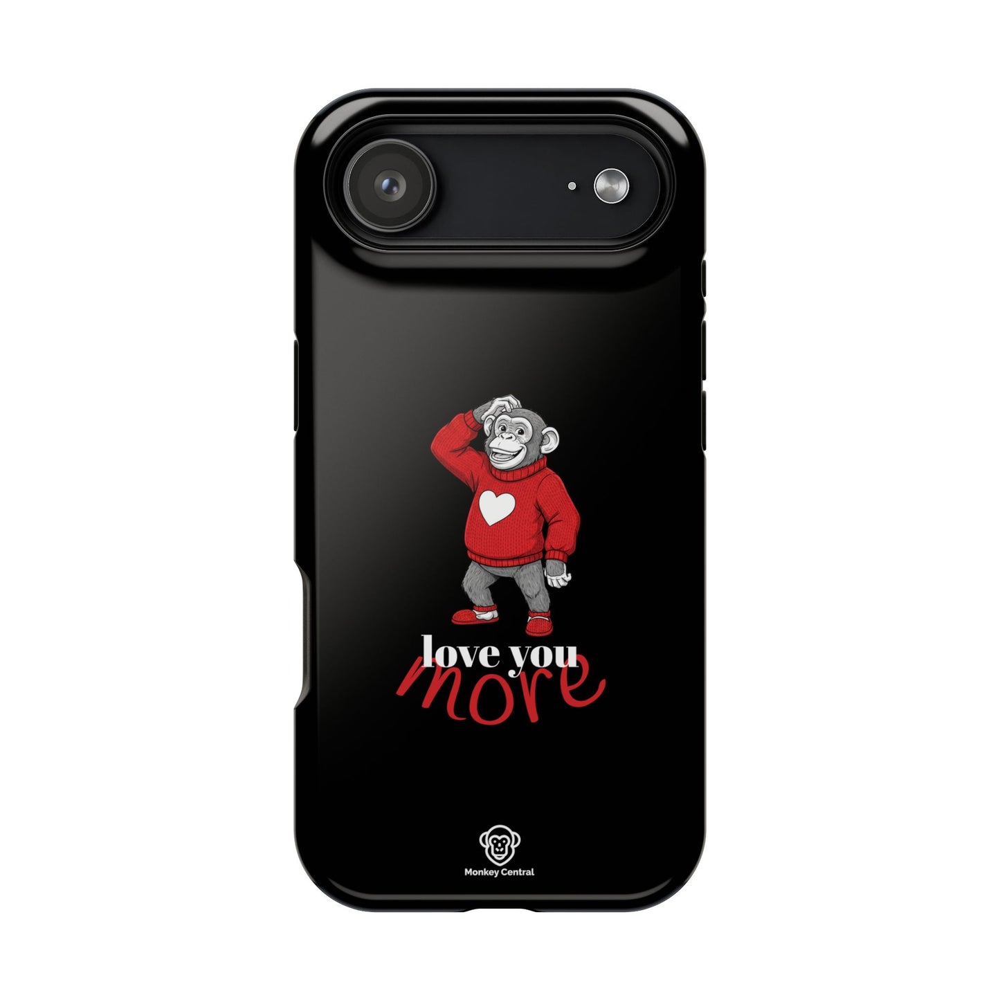 Magnetic impact-resistant phone case "LOVE YOU MORE"
