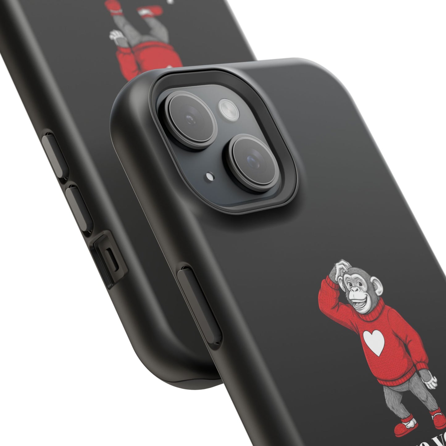 Magnetic impact-resistant phone case "LOVE YOU MORE"