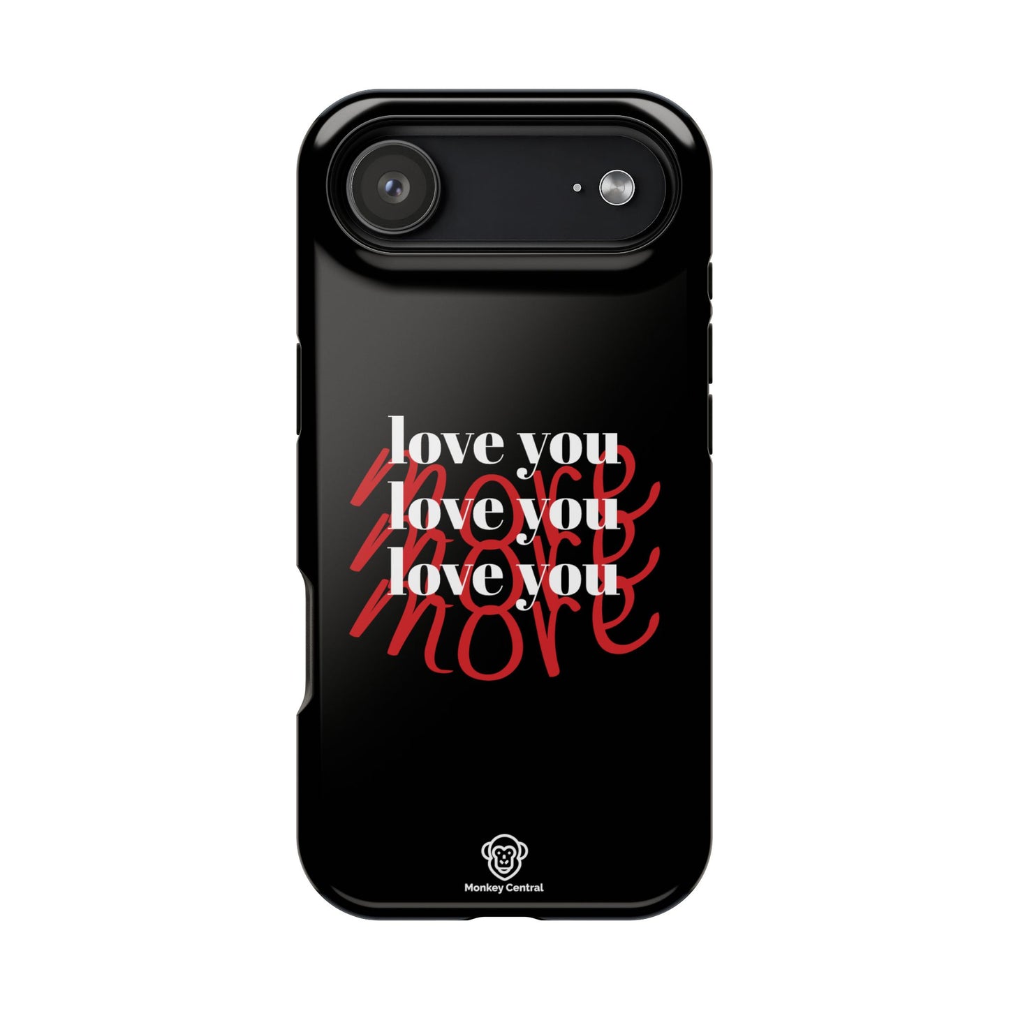 Magnetic impact-resistant phone case "LOVE YOU MORE"