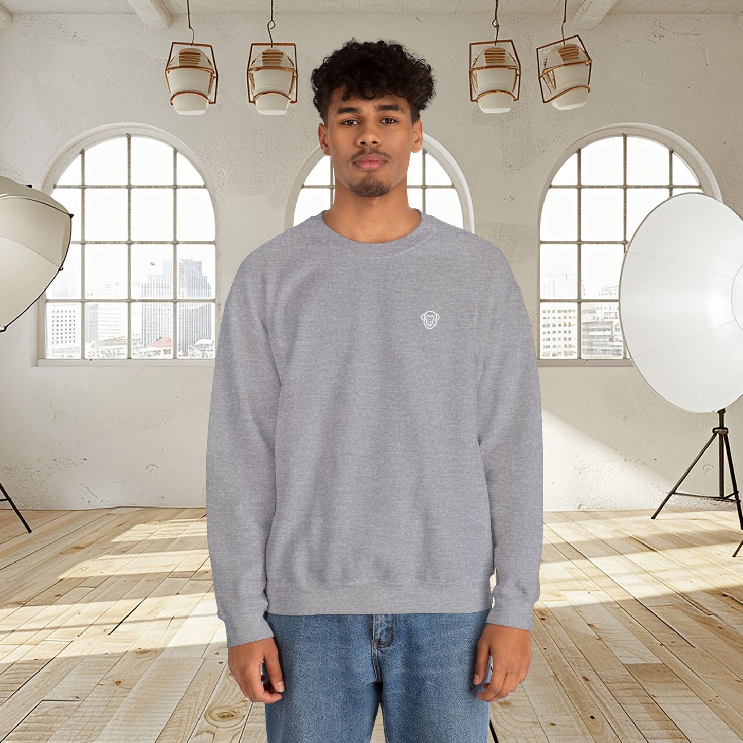 Unisex fit sweatshirt "MONKEY CENTRAL"