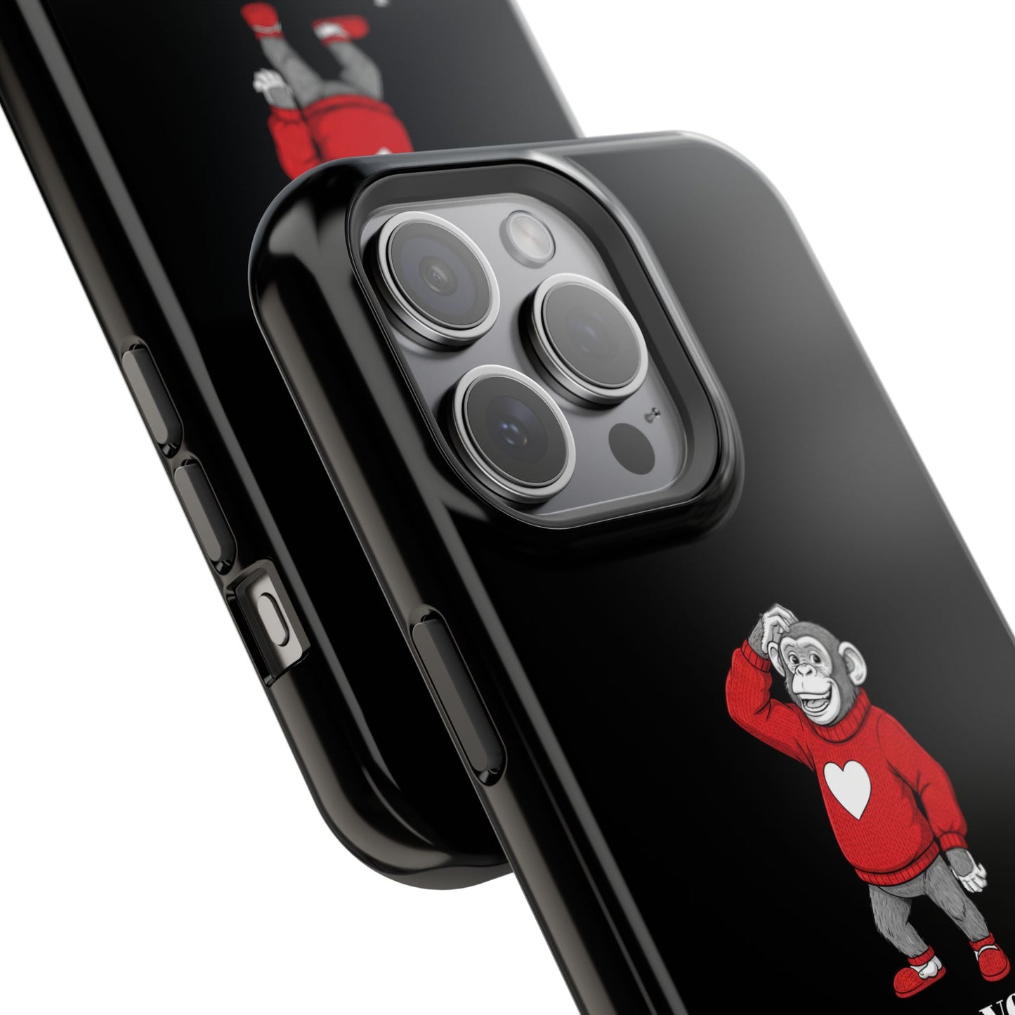 Magnetic impact-resistant phone case "LOVE YOU MORE"