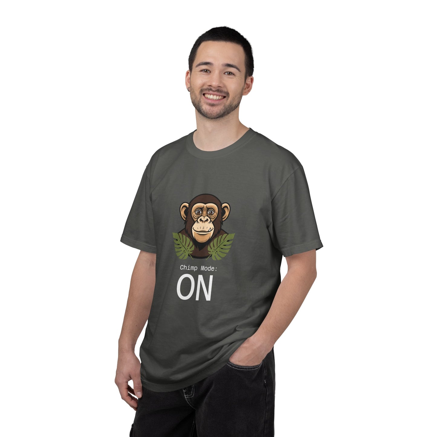 Unisex fit t-shirt "CHIMP MODE: ON"