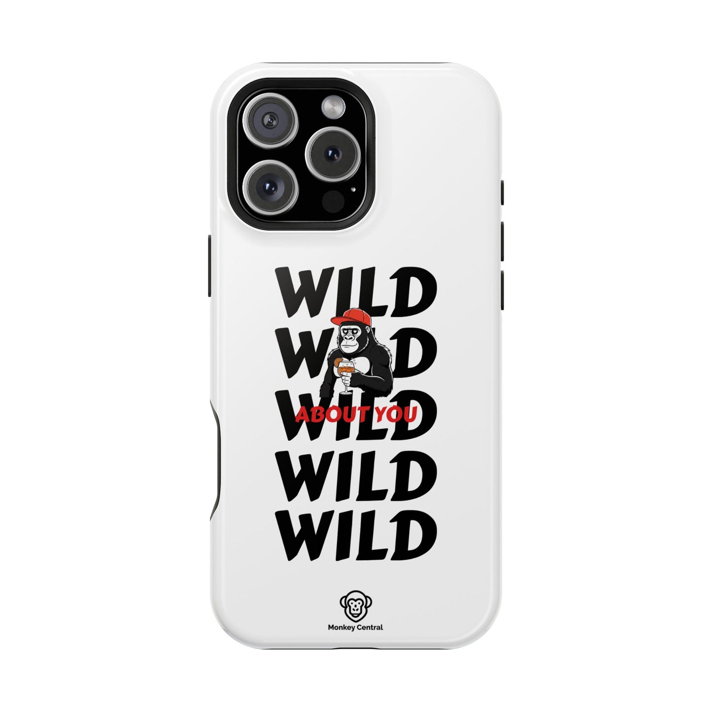 Magnetic impact-resistant phone case "WILD ABOUT YOU"