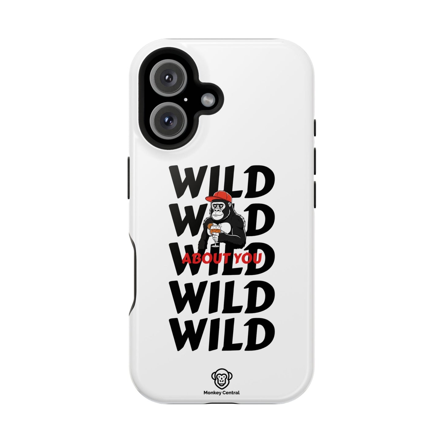 Magnetic impact-resistant phone case "WILD ABOUT YOU"