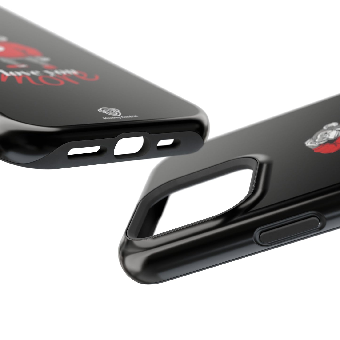 Magnetic impact-resistant phone case "LOVE YOU MORE"