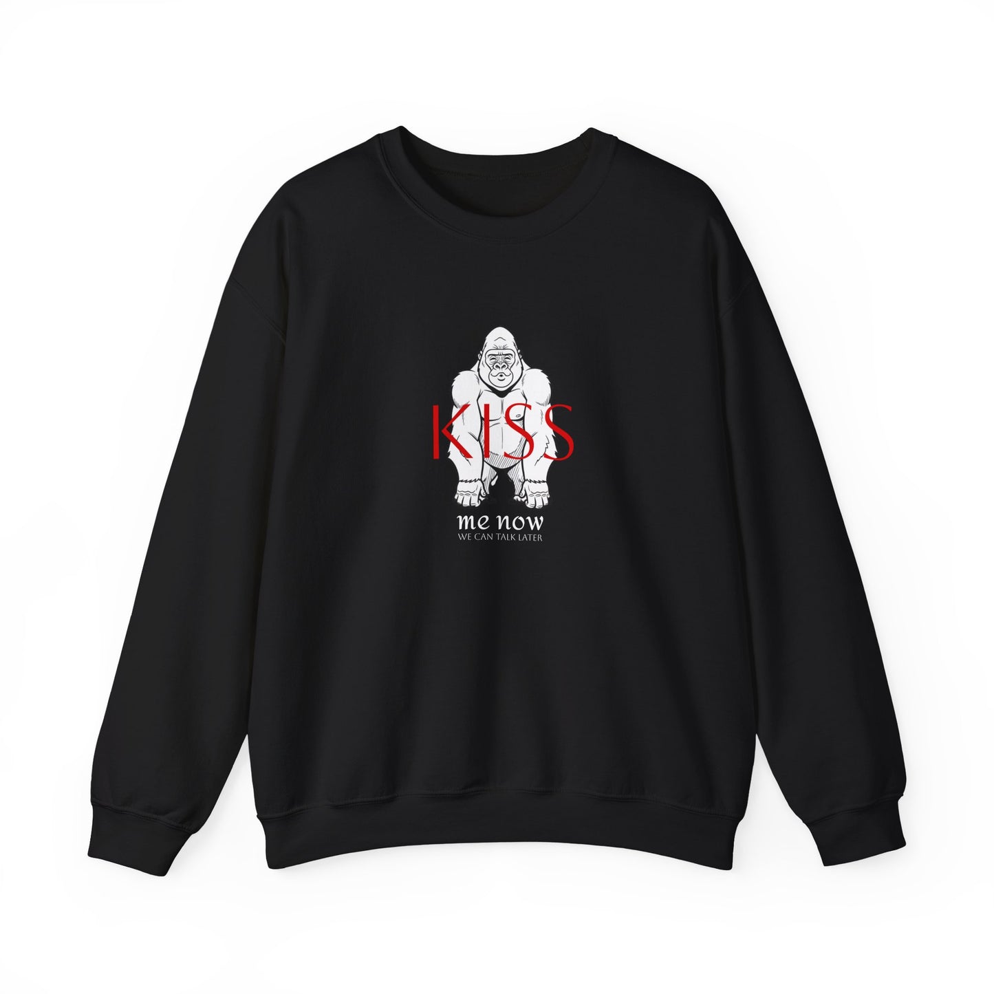 Unisex loose fit sweatshirt "KISS ME NOW"
