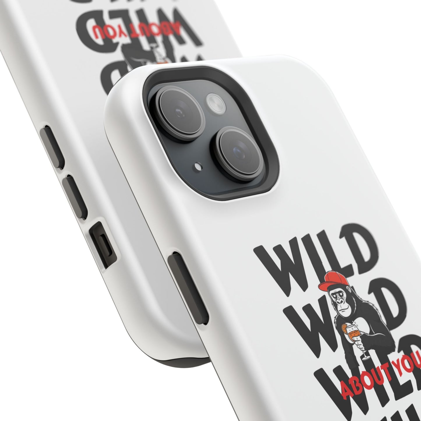 Magnetic impact-resistant phone case "WILD ABOUT YOU"
