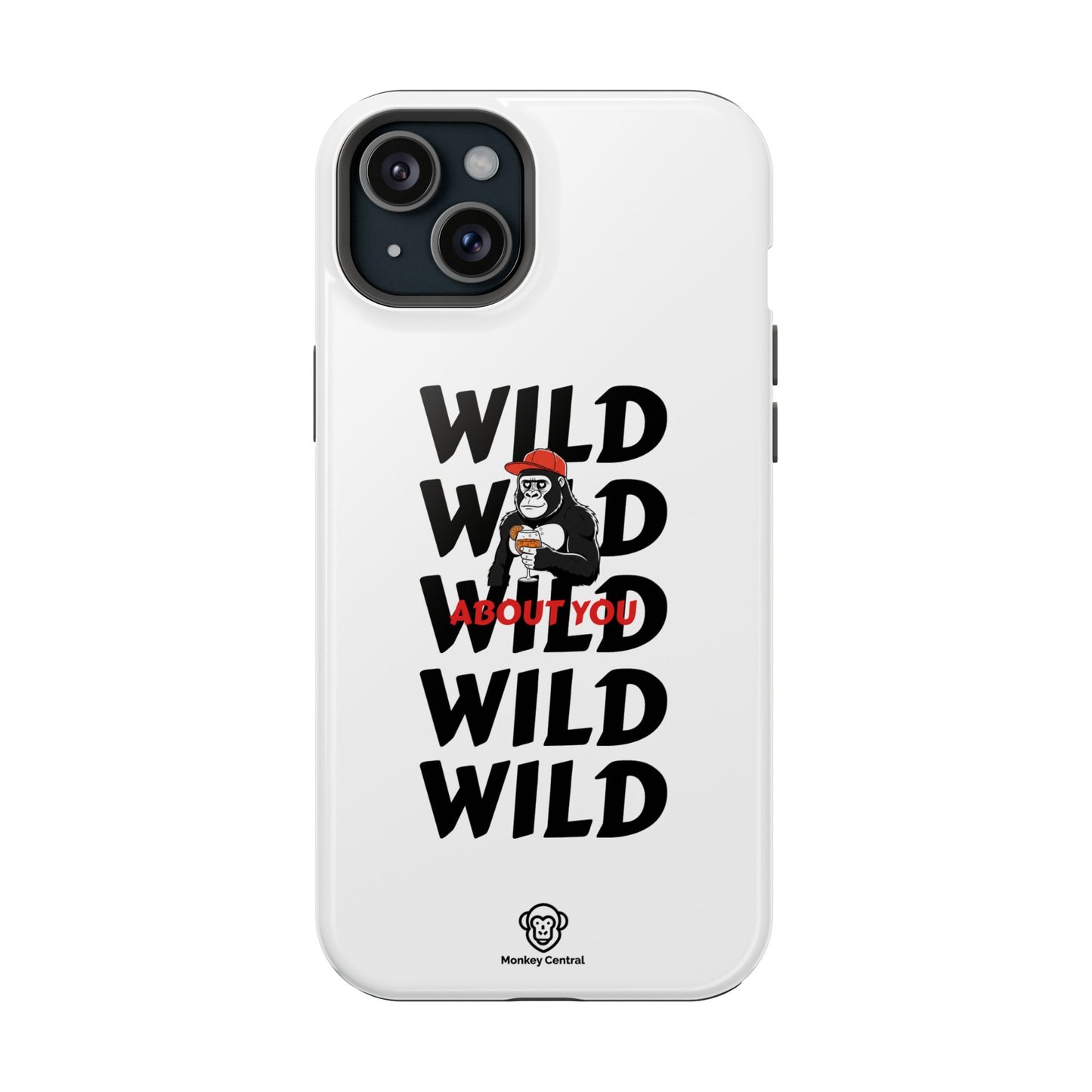 Magnetic impact-resistant phone case "WILD ABOUT YOU"