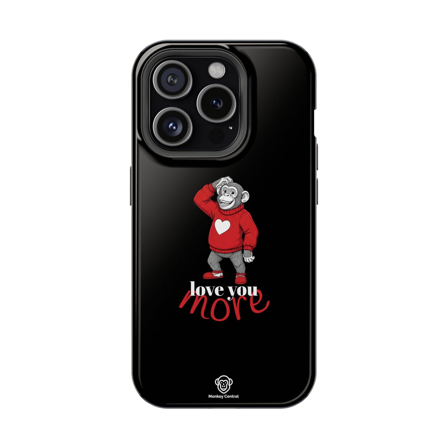 Magnetic impact-resistant phone case "LOVE YOU MORE"